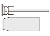 Zeige Details für Flammkopfverlängerung 100 mm WG20N/1-C Bild von Flammkopfverlängerung 100 mm WG20N/1-C