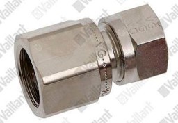 Zeige Details für Vaillant Verschraubung, Quetsch 15 x R1/2
 Bild von Vaillant Verschraubung, Quetsch 15 x R1/2