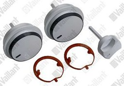 Zeige Details für Vaillant Knopf-Set weiß Bild von Vaillant Knopf-Set weiß