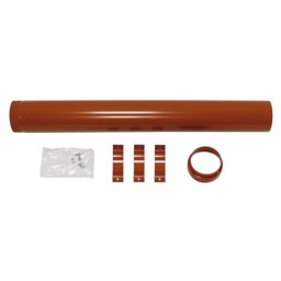 Zeige Details für Überdachverlängerung 1,0 m rot Bild von Überdachverlängerung 1,0 m rot