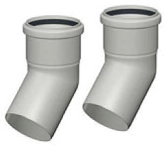 Zeige Details für Abgasbogen 45º Ø 80 mm Bild von Abgasbogen 45º Ø 80 mm