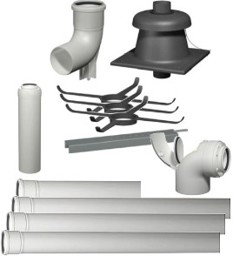 Zeige Details für Paket Abgassystem D60 Schacht, rlu Bild von Paket Abgassystem D60 Schacht, rlu