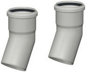 Zeige Details für Abgasbogen 30º Ø 80 mm Bild von Abgasbogen 30º Ø 80 mm
