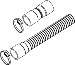 Zeige Details für Kondensatschlauch-Verlängerung DN25 1000 mm Bild von Kondensatschlauch-Verlängerung DN25 1000 mm