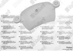 Zeige Details für Vaillant Deckel mit Schrauben und Dichtung Bild von Vaillant Deckel mit Schrauben und Dichtung