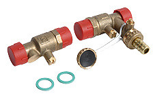 Zeige Details für Satz Heizwasserarmaturen Aufputzmontage ¾''
 Bild von Satz Heizwasserarmaturen Aufputzmontage ¾''