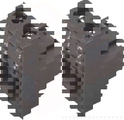 Zeige Details für Gegenstecker 2-polig braun OEG, FK, DFG, E2, 0-10V Bild von Gegenstecker 2-polig braun OEG, FK, DFG, E2, 0-10V