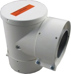 Zeige Details für Revisions-T-Stück 90° für Anschluss an Gastherme (LAS) Bild von Revisions-T-Stück 90° für Anschluss an Gastherme (LAS)