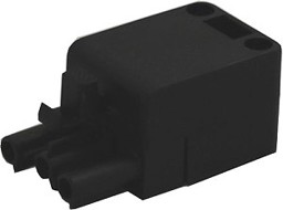 Zeige Details für Stecker 3-polig, schwarz Bild von Stecker 3-polig, schwarz