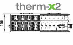 Zeige Details für Kermi Profil-V Typ33 BH900x155x800 Bild von Kermi Profil-V Typ33 BH900x155x800