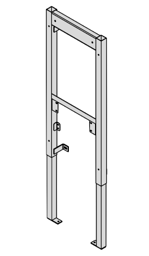 Zeige Details für Vorwand-Montagerahmen (Bautiefe 110 mm) Bild von Vorwand-Montagerahmen (Bautiefe 110 mm)