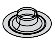 Zeige Details für Flachdachanschluss Dachdurchführung DN160/180 Bild von Flachdachanschluss Dachdurchführung DN160/180