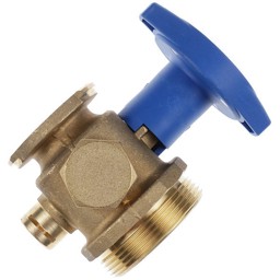 Zeige Details für Kugelhahn DN 32 Griff blau Bild von Kugelhahn DN 32 Griff blau