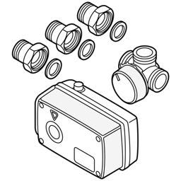 Zeige Details für 3-Wege-Umschaltventil Set DN32 Bild von 3-Wege-Umschaltventil Set DN32