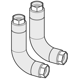 Bild von Anschluss-Set für WWP L9, 12, 18 AD(R)