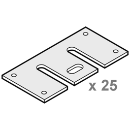 Zeige Details für Unterlegplatten-Set 2mm Bild von Unterlegplatten-Set 2mm