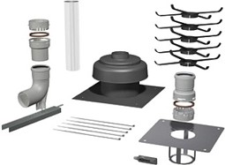 Zeige Details für Basispaket Schacht DN80 (Metall/PPs, flex) Bild von Basispaket Schacht DN80 (Metall/PPs, flex)