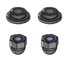 Zeige Details für Distanzbuchsenset VL3B/VL3C Bild von Distanzbuchsenset VL3B/VL3C