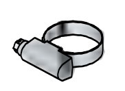 Zeige Details für Schlauchschelle 20-32 mit Wellfeder Bild von Schlauchschelle 20-32 mit Wellfeder