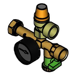 Zeige Details für Sicherheitsgruppe G3/4 6bar mit KR-Anschluss Bild von Sicherheitsgruppe G3/4 6bar mit KR-Anschluss