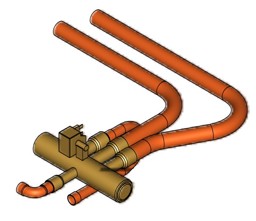 Zeige Details für 4-Wege-Umschaltventil komplett 7844033 Bild von 4-Wege-Umschaltventil komplett 7844033