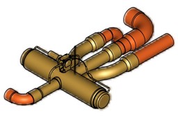 Zeige Details für 4-Wege-Umschaltventil komplett 7844034 Bild von 4-Wege-Umschaltventil komplett 7844034