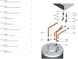 Zeige Details für Anschluss-Set für Vitocell 120/150L AP/UP Bild von Anschluss-Set für Vitocell 120/150L AP/UP