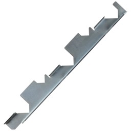 Zeige Details für Rohrhaltekamm vorne Bild von Rohrhaltekamm vorne