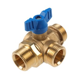 Zeige Details für Kugelhahn 3/4'' Heizkreis-Rücklauf blau Bild von Kugelhahn 3/4'' Heizkreis-Rücklauf blau