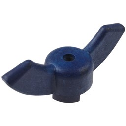 Zeige Details für Kugelhahn-Flügelgriff blau W78 Bild von Kugelhahn-Flügelgriff blau W78