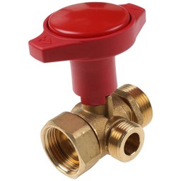 Zeige Details für Kugelhahn 8000 ohne SKB rot Bild von Kugelhahn 8000 ohne SKB rot