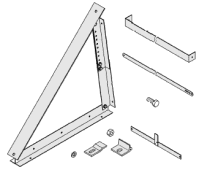 Zeige Details für Aufständerung SH Fassade 10°-45° Bild von Aufständerung SH Fassade 10°-45°