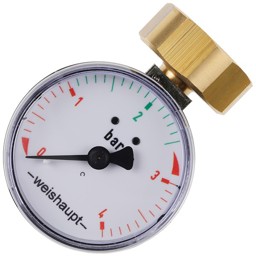 Zeige Details für Manometer HZ50 0-4bar Bild von Manometer HZ50 0-4bar