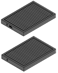 Zeige Details für Grobfiltersatz G4/G4 Vitovent 200-C Bild von Grobfiltersatz G4/G4 Vitovent 200-C