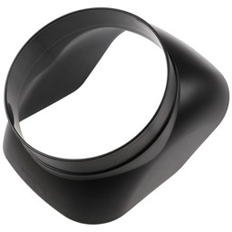 Zeige Details für Regenkragen RAL 9011 PP schwarz Bild von Regenkragen RAL 9011 PP schwarz