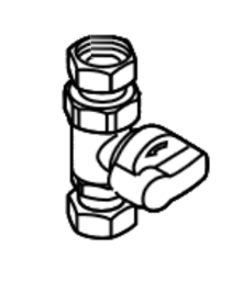 Zeige Details für Gasdurchgangshahn G3/4 - BL=69 mm Bild von Gasdurchgangshahn G3/4 - BL=69 mm