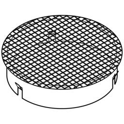 Zeige Details für Mündungsgitter DN125 INOX für Abgasleitung Bild von Mündungsgitter DN125 INOX für Abgasleitung