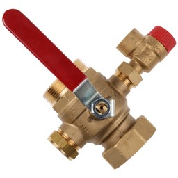 Zeige Details für Kugelhahn DN40 HK-Vorlauf rot Bild von Kugelhahn DN40 HK-Vorlauf rot