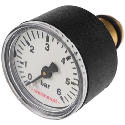 Zeige Details für Manometer 0-6 bar mit Steckanschluss Bild von Manometer 0-6 bar mit Steckanschluss