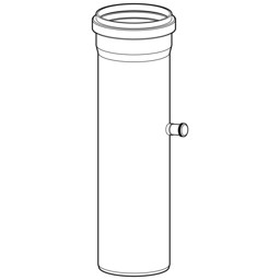 Zeige Details für Abgasrohr PP DN250 L=520 mm mit Messöffnungen Bild von Abgasrohr PP DN250 L=520 mm mit Messöffnungen