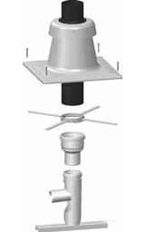 Zeige Details für Grundbausatz LAS Mehrfachbelegung DN60/110 Bild von Grundbausatz LAS Mehrfachbelegung DN60/110