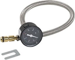 Zeige Details für Manometer 0-6bar mit flexiblem Schlauch Bild von Manometer 0-6bar mit flexiblem Schlauch
