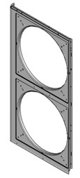 Zeige Details für Vorderblech links Ausseneinheit 10kW Bild von Vorderblech links Ausseneinheit 10kW