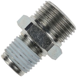 Zeige Details für Doppelnippel R1/4 x G3/8 Bild von Doppelnippel R1/4 x G3/8
