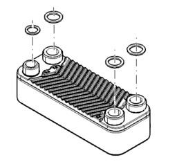 Zeige Details für Vaillant Wärmetauscher, Kühlung Bild von Vaillant Wärmetauscher, Kühlung