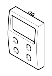 Zeige Details für Display und Blende für VK 654-1654/9 Bild von Display und Blende für VK 654-1654/9