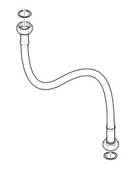 Zeige Details für Vaillant Schlauch mit Dichtungen Bild von Vaillant Schlauch mit Dichtungen