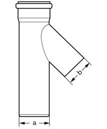 Zeige Details für Sammlerrohr lang PP DN200 x 1230 Bild von Sammlerrohr lang PP DN200 x 1230