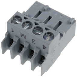 Zeige Details für Stecker Fühler 4-polig grau Rast 5 Bild von Stecker Fühler 4-polig grau Rast 5