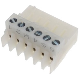 Zeige Details für Stecker Fühler 6-polig weiss Rast 5 Bild von Stecker Fühler 6-polig weiss Rast 5